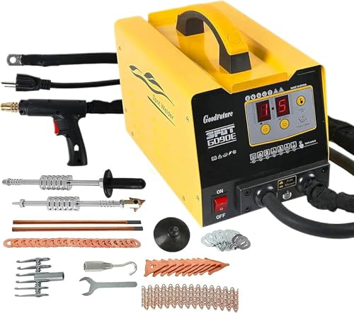220V Karosserie Ausbeulspotter 3KW Automatisches Ausbeulwerkzeug Karosserie Werkzeuge für die Karosseriereparatur 3500A Dent Puller Punktschweißgerät
