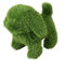 Jeamis Innovative opere d'arte statuette in erba artificiale coniglietto orso cane decorazione giardino cane cane 35 cm
