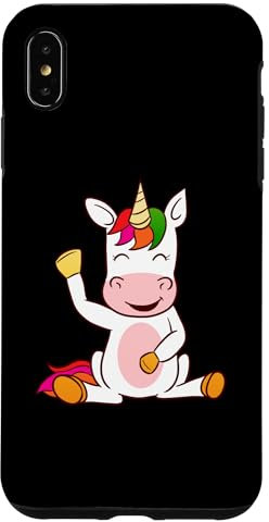iPhone XS Max Waving Unicorn Case