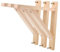 Gadpiparty Y-regalhalterung Im 3er-pack Wandhalterung Aus Holz Schwebende Regalhalter An Der Montierte Regalhalterung Zur Unterstützung Von Wandleuchten
