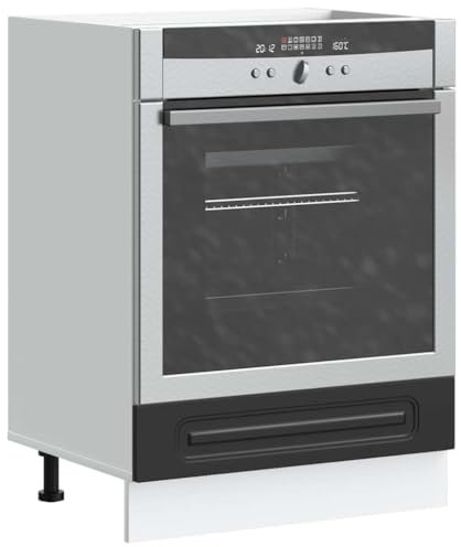 Generisch Herdumbauschrank Kalmar Schwarz, Holzwerkstoff,KüChenunterschräNke, Herdumbauschrank, Backofen Hochschrank Wird In KüChen, Restaurants, Kantinen Usw. Verwendet