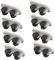 UKCOCO 8 Pièces Poulie inférieure Roulette Rouleau de Roues adhésives pour Roues Autocollantes pour cannage Rouleau caissons de Rangement