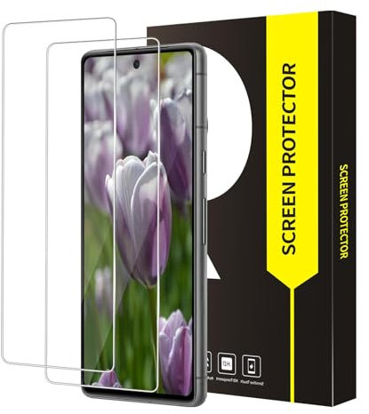 Bodyguard 2 pièces Verre Trempé pour Google Pixel 7A, Couverture 2.5D protection écran, Dureté 9H protection écran, Haute Sensibilité, à l'épreuve des bulles, Grande clarté Pixel 7A vitre protection