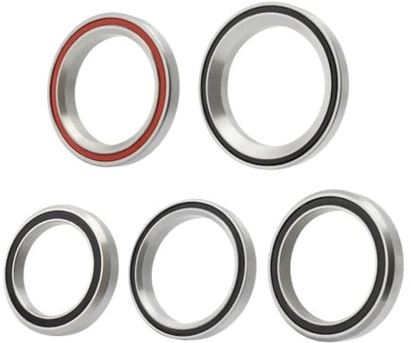 DUANSIYU Steuersatz Kappe 2 Stück Fahrrad Headset Lager 38 39 41 41,8 46,9 mm Allgemeine Reparaturlager MTB Lenkungslager Fahrradzubehör Stem Cap(39MM)