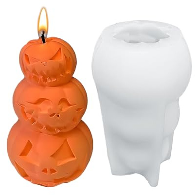 ycezw Halloween Formen | Silikonform für Spachtelmasse, einfaches Entfernen Gipsformen Basteln für festliche Dekorationen Therapieprojekte