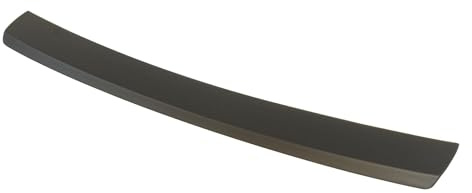 Travall Car Boot Bumper Protector Compatible with BMW 1 Series Hatchback Except M-Sport (2015-2019) - Vehicle-Specific Black Smooth Plastic Bumper Protection against Scuffs and Scratches