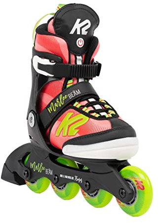 K2 Skates Mädchen Inline Skates Marlee Beam, red - Green, 30G0136.1.1.L