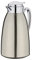 Cilio Venezia Isolierkanne mit Schraubverschluss mit praktischer Easy-Touch-Taste, Farbe: titangrau, Material: Edelstahl satiniert, Inhalt: 1l, Maße: Durchmesser: 14 cm, Höhe 27 cm, 544411