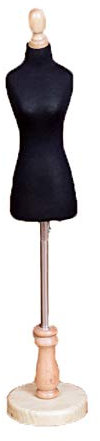 Schneiderpuppen Schneiderbüste Kleiner Schneider-Dummy-Weibchen, Mini-Puppen-Kleid-Form-Formular-Schaufensterpuppe-Kleidermännchen Manikins Dekoration Puppenhauszubehör, Einstellbare Höhe