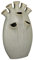 Mica Decorations Saul Tulpen-Vase - L25 x B15,5 x H42 cm - Grün