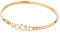 Ardeo Aurum Damen Armreif aus 375 Gold Gelbgold keltisch Armband 9 mm Breite mit Schnappverschluss