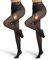 Puimentiua Thermo Strumpfhose Damen,Gefütterte Leggings,Thermo Winter Strumpfhosen für Damen,Warme Schwarze Thermostrumpfhose | S-M,2 Stück: 220g für 5~20℃