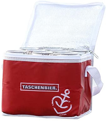 ASTRA Bier Kühltasche für z.B. 8 Dosen Astra 0,5L aus Nylon mit Tragegurt TASCHENBIER