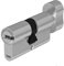 Yale Cylindre européen de Haute sécurité pour Serrure YC101KD323204N1 Nickelé, 32/35mm, Double, Frictionné, 4 clés
