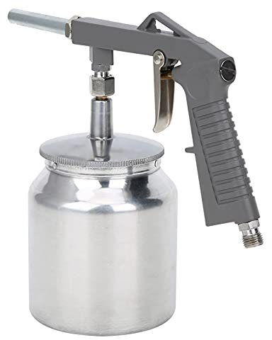 Pneumatische Spritzpistole, 30–120 Psi Luft-Grundierungsspritzpistole mit 750 Ml Saugbecher, Hochdruck-Spritzpistole für Autolackierung, Gummierte Grundierung, Rostschutz, Decklack