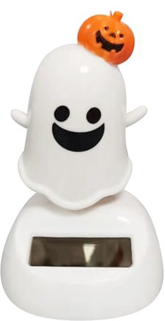N Nexoria Solar Dancing Toy, Halloween Ghost Dancing Figures Solar Dancing Toys Solar Wobble Head Figures Animated Bobblehead Dancer Car Dashboard Decor for Halloween Car Decoration (A)