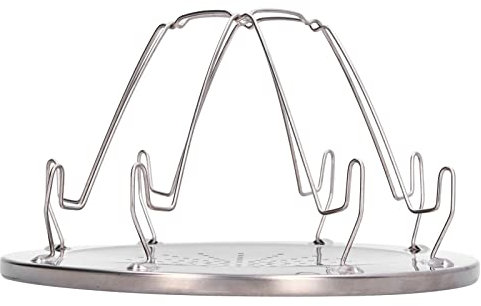 MUNEFE Toaster Rack, Folding Camping Oven Toaster, Steel Camping Toaster Rack for Barbecue Parties and Outdoor Picnics