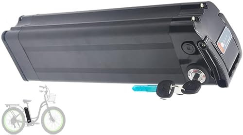 stdpcxz 48V 8AH 10AH 12AH 12.5AH 15AH 18AH 20AH E-Bike Battery, for 250W - 1000W Electric Motorcycle/Scooter, Silver Fish, Aluminum Casing with BMS, 48V,15AH