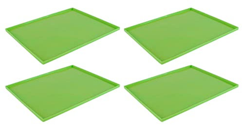 4Pcs Silicone Dehydrator Mats Fruit Leather Dehydrator Trays Fruit Drying Pad Food Grade High Temperature Resistance Oven Baking Mat