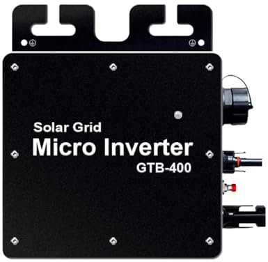 DWSSX Micro-onduleur Intelligent, GTB-400 400W Micro-onduleur Intelligent connecté au réseau Solaire (Color : 400W, Size : 220V)