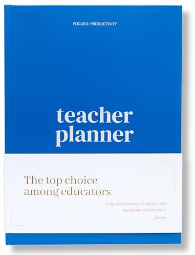 Lamare Lehrerplaner 2025-2026 Studienjahr - undatierter Planer & Unterrichtsplaner Buch für Lehrer mit Stundenplan, Schülerinformationen & Wochenplanung