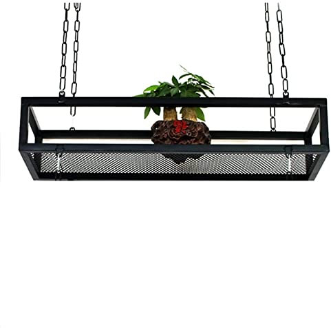 pflanzenständerDeckenregal, schwebende Regale – hängende Pflanzgefäße für Zimmerpflanzen, Fenster – hängender Blumentopf für Wand- und Deckenmontage – Pflanzenhalter für Bar, Garten, Balkon,