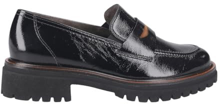 Paul Green Slipper & Mokassin 1120-006, Lack/Brush, Schwarz, Damen EU 6,5/40