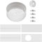 Toseky Indoor Dryer Vent Kit, Vent Hose Condenser Kit, Vent Duct Hose, Dryer Vent Parts, Internal Condenser Vent Hose Clothes Dryer Connector for Sliding Window, Dryer Accessories
