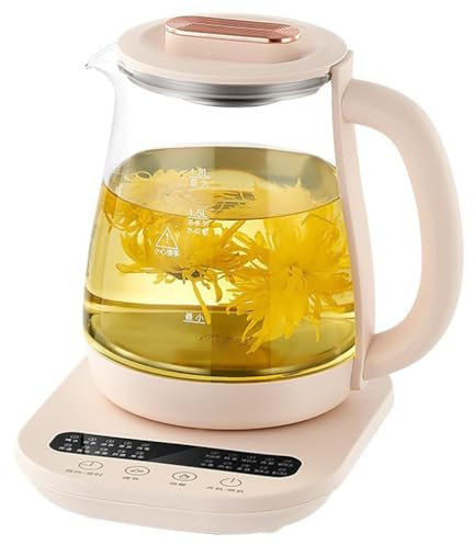 OFNHJK Health Pot, Electric Kettle Tea, 20 Types, Preset & Keep Warm of Stewfor Brewing Coffee, Boiling Water, Porridge, Medicine, Yogurt, Autooff Boildry Protection