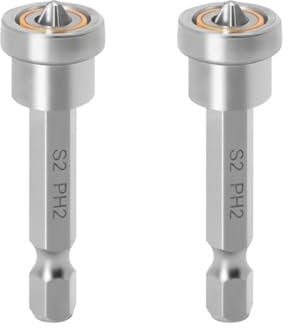 Screwdriver Bits Locating Batch Head PH2 - Drywall & Plasterboard Bits (2 PCS-50mm)