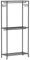 Trintion Multifunktionale Kleiderstange - Mit 3 Etagenregalen, Seitenhaken und sperrbaren Rollen, robust und langlebig, einfach zu montieren, geeignet für Schlafzimmer, Wohnzimmer und mehr (90cm)