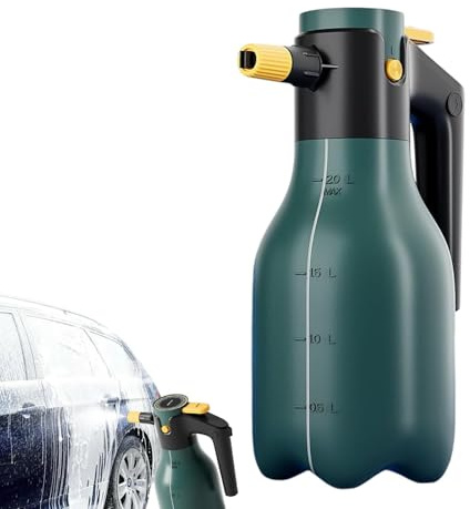 Pulverizador de Espuma para Lavado de Coche, pulverizador de jabón eléctrico Recargable, Botella de Spray portátil de 2 L, hervidor de pulverización de Mano para camión, Ventana, Vidrio