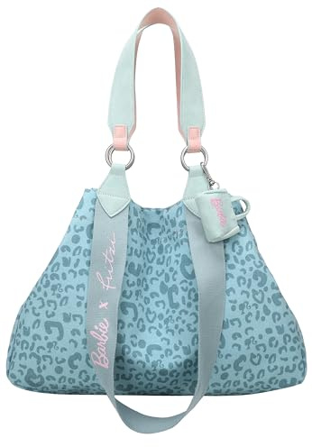 Fritzi aus Preussen Schultertasche Izzy Medium Leo Silhouette Limited Barbie Shoulder Bag Leo Soft Mint petrol