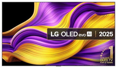 LG OLED83G54LW - TV 83, OLED EVO 4K, Smart TV AI G5, WebOS 25, Super Upscaling, Dolby Vision y Dolby Atmos, AMD FreeSync, Alexa/Google Assistant, Negro