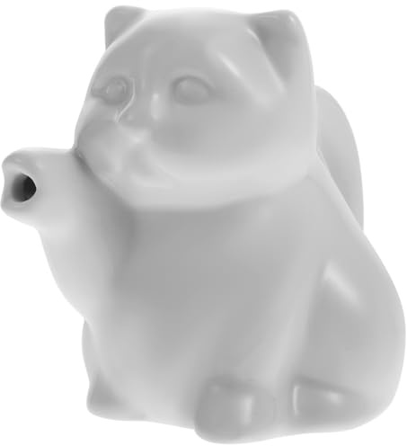 Alipis Keramik Milchkännchen Tierform Kaffee-Milchgefäß Sauce-Jug Für Kaffee Dessert Und Zuhause Glatte Oberfläche 3.35 X 2.17 X 2.76 in