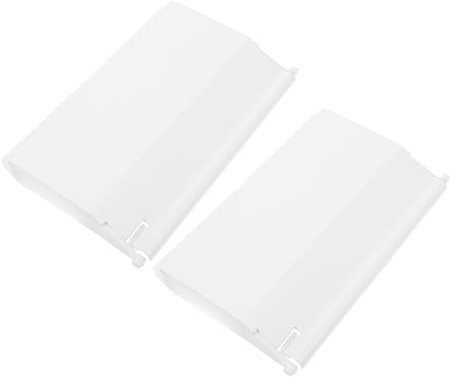 GANAZONO Lot De 2 Volets De Skimmer De Piscine en Plastique Pièces De Rechange pour Volet De Skimmer De Piscine Plaque De Skimmer en Plastique Éponge Blanche