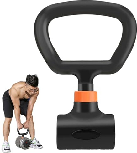 Kettlebell Handle, Dumbbell Grip Attachment, Adjustable Workout Accessory, 11.81x7.87x2.68 Inches Exercise Equipment Converter, Strength Training Tool, Weight Lifting, Home Gym Use