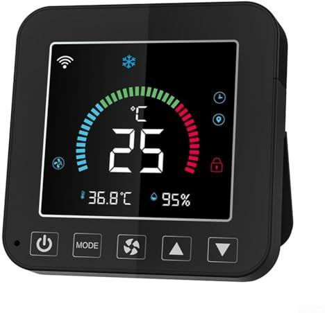 HEBEOT Thermostat infrarouge WiFi Contrôleur AC intelligent pour Tuya Smart Lifes APP Télécommande Fonctionne pour Alexa pour Google Home LCD Display Type-C Power