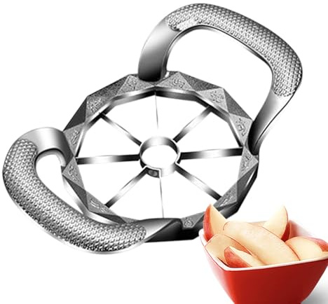 Bajbumgn Attrezzi Tagliafrutta | 2-In-1 Manuale 8/12 Fette Uniformi | Attrezzo Per Tagliare Le Pere,Per Insalate Salse Preparazione Pasti Domestica Cibi