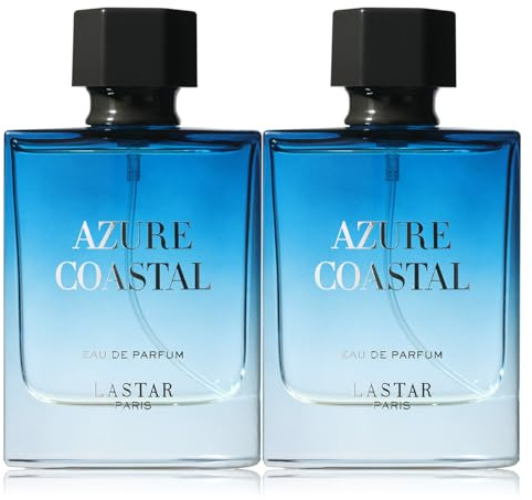LASTAR Reisegröße Ozean Parfum, Eau De Toilette Parfums - Grapefruit, Jasmin, Muschus, Patchouli - 50 Ml*2, perfekt für Feiertagsgeschenke, Weihnachten, Neujahr, Valentinstag