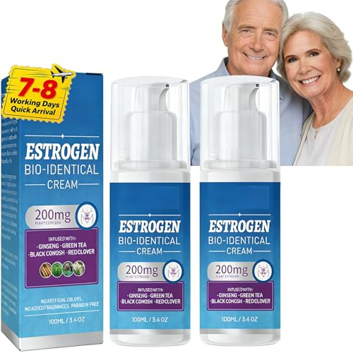Weibliche Wechseljahre Creme,2 Stück Creme Zur Linderung der Wechseljahre,Kann die Haut Beruhigen und mit Feuchtigkeit Versorgen,die Stimmung Effektiv Regulieren und den Schlaf Fördern