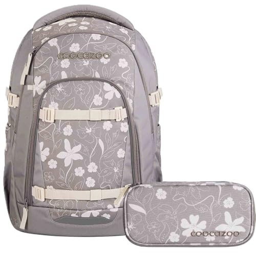 Coocazoo Mate Schulrucksack Set 2tlg. inkl Schlamperbox (Vanilla Bloom)
