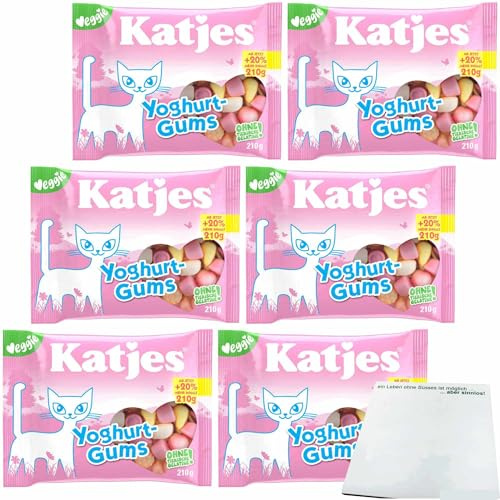 usy Bundle für Katjes Yoghurt Gums 6er Pack (6x210g Packung) + usy Block