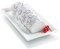 silikomart | KIT FROZEN BÛCHE , Kit composition 1 Bûche en plastique, 1 Base en plastique, 2 Têtes en Silicone platine, 2 Tapis en Silicone platine, Design 3D, 250 x 80 mm, h 67 mm, Made in Italy