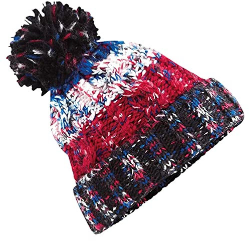 Beechfield B486 Corkscrew Pom Pom Beanie
