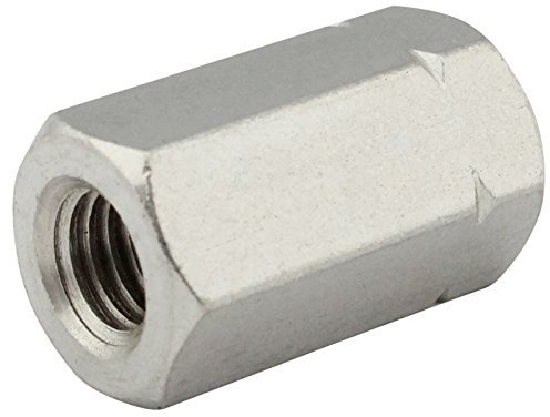 Sechskantmuffen (Distanzmuffen) - M6x40 - (5 Stück) - Gewindemuffen in Sechskant-Ausführung (Länge: 40 mm) - Langmuttern - Edelstahl A2 (V2A) - SC9179 | SC-Normteile