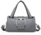 NICOLE & DORIS Damen Handtaschen für Damen Mode Umhängetasche Handtasche Schultertasche Frauen Retro Handtasche PU Leder Grau