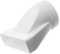 Ø 125mm - 220x55mm Adaptateur pour Tubes Ronds à Rectangulaires - PVC