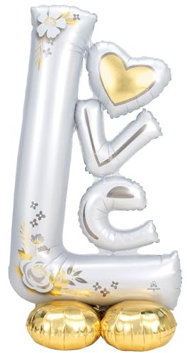 (PKT) AirLoonz: L-O-V-E Wedding Foil Balloon