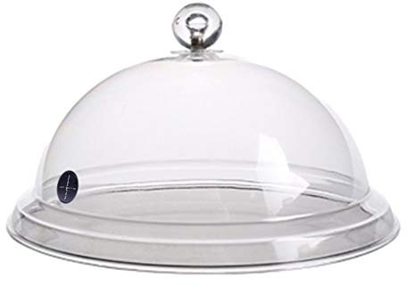 chinejaper Cloche de fumage en plastique transparent pour fumoir - Accessoire pour fumoir - 8/10/12
